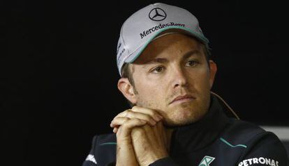 Rosberg, piloto de Mercedes, en el circuito de Shanghái.