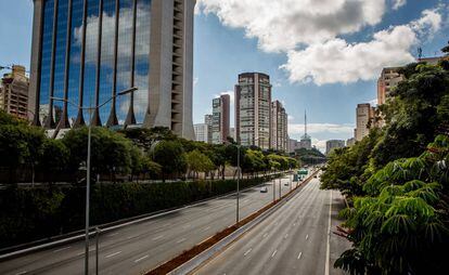 La avenida 23 de Maio de São Paulo.