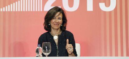 La presidenta de Universia y del Banco de Santander, Ana Bot&iacute;n. 