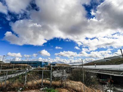 Vista del entorno de la incineradora de Valdemingómez, en noviembre de 2022.