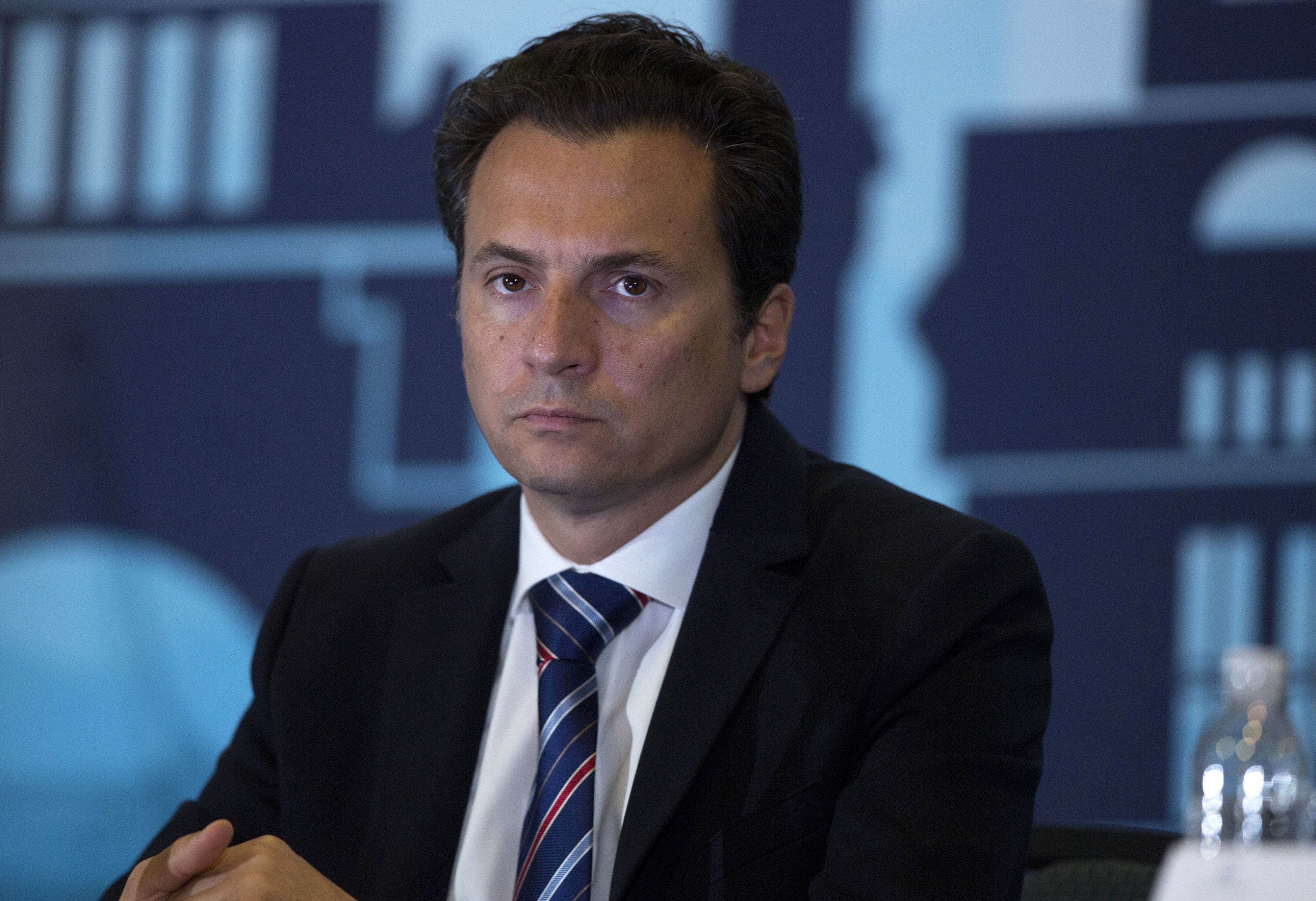 Emilio Lozoya, durante su periodo como director ejecutivo de PEMEX, en 2015.