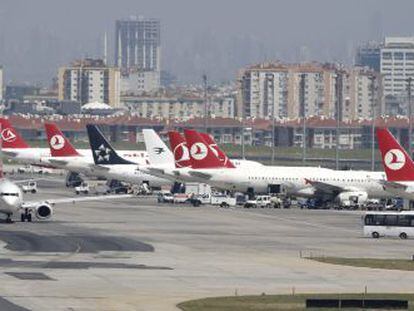 Aeropuerto de Atat&uuml;rk, en Estambul.