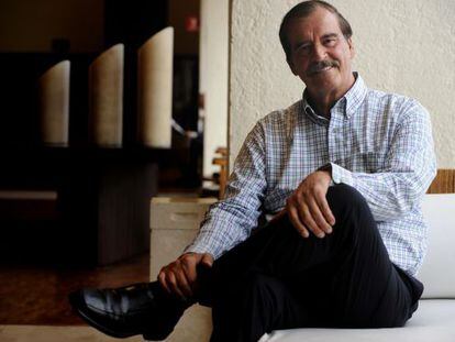 El expresidente de M&eacute;xico, Vicente Fox, en el hotel camino Real de la Ciudad de M&eacute;xico.