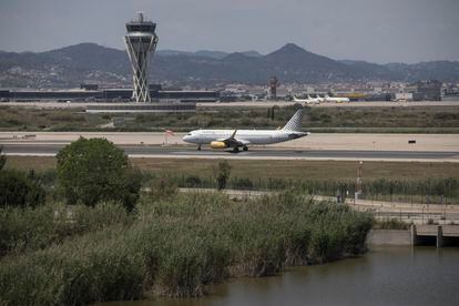 Vista del aeropuerto de Barcelona.