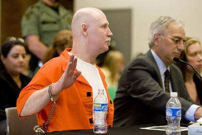 El condenado a muerte Ronnie Lee Gardner, durante una vista judicial celebrada la semana pasada.