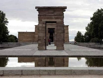 El templo de Debod, en el antiguo cuartel de la Montaña.