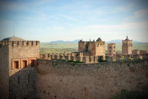 Vistas desde el castillo de Trujillo (Extremadura).