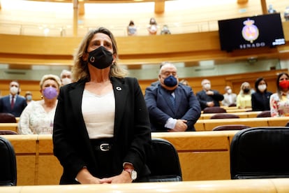 La cuarta vicepresidenta y ministra de Transición Ecológica, Teresa Ribera.