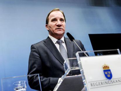 El primer ministro sueco, Stefan L&ouml;fven, a principios de diciembre.