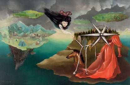 'Artes, 110', una obra de Leonora Carrington fechada en 1944. Colección de Stanley y Pearl Goodman