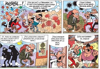 Pero si alguien tiene el récord de caricaturas en 'Mortadelo y Filemón', ese es su propio Francisco Ibáñez.
