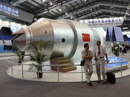 El laboratorio orbital chino Tiangong-1 reentrará en la atmósfera terrestre el 1 de abril con riesgos asociados  muy pequeños , según el CDTI