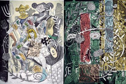 Una exposición que podrá visitarse desde hoy, 6 de mayo, hasta el 27 de este mes en el Ateneo de Madrid resume la trayectoria artística de Ceesepe, el artista Carlos Sánchez Pérez. Empezó con 16 años, dibujando tebeos en la época de la movida madrileña.