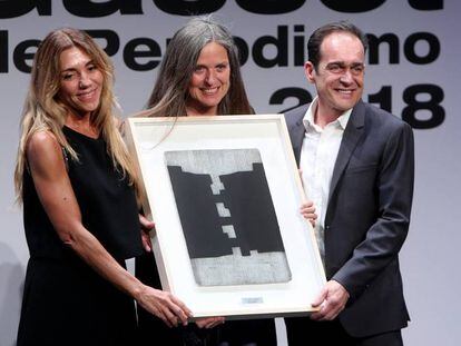 David Armengou y Marcela Miret reciben el premio de Fotografía. 
 
 
 