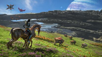 Un momento del juego 'Avatar: Frontiers of Pandora'.