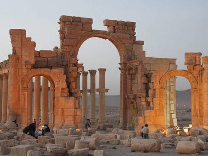 Imagen de las ruinas de Palmira en el año 2010.