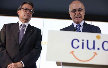 Artur Mas y Josep Antoni Duran.