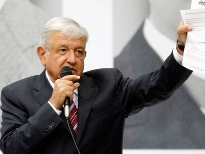 El presidente de M&eacute;xico, Andres Manuel Lopez Obrador.