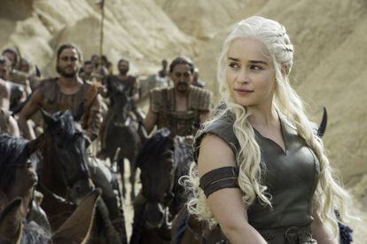 Emilia Clarke (Daenerys), en la sexta temporada de 'Juego de tronos'.