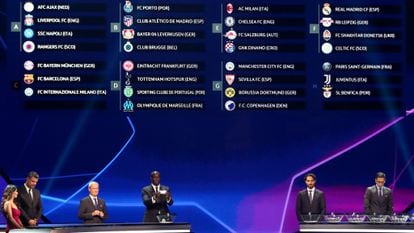 Auto navegación Plantando árboles Sorteo de la Champions League 2022 | El Barcelona se enfrentará al Bayern y  al Inter; y el Sevilla al Manchester City y Dortmund | Deportes | EL PAÍS