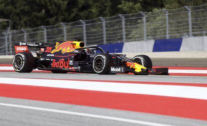 Verstappen, durante el GP de Austria.