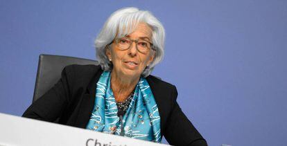La presdienta del BCE, Christine Lagarde.