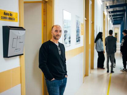 Andrés Cabana, profesor de Matemáticas en el instituto público de Salvaterra de Miño (Pontevedra), que desde hace una década tiene un plan para mejorar la convivencia y reconducir las conductas disruptivas.