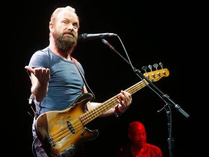 Sting en concert a Cap Roig. 