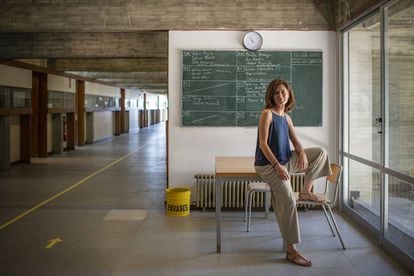 Blanca Ríos, profesora del colegio Estudio, en Madrid, cuenta lo difícil que resultó preparar a los alumnos mayores para las pruebas de la EvAU.