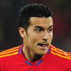 DURBAN, SOUTH AFRICA - JULY 07: Pedro Rodriguez of Spain in action during the 2010 FIFA World Cup South Africa Semi Final match between Germany and Spain at Durban Stadium on July 7, 2010 in Durban, South Africa. (Photo by Shaun Botterill - FIFA/FIFA via Getty Images)
