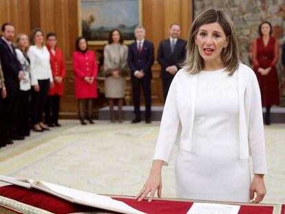 La nueva ministra de Trabajo, Yolanda Díaz