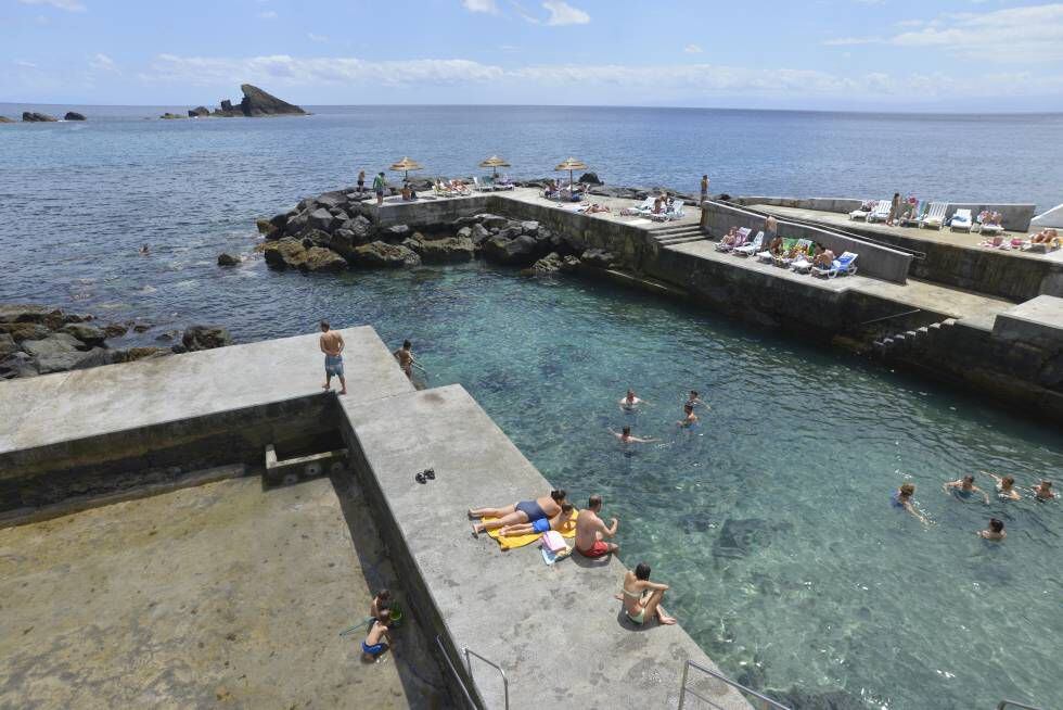 El 'spa' de Carapacho, en la isla de Graciosa, en el archipiélago de las Azores (Portugal).