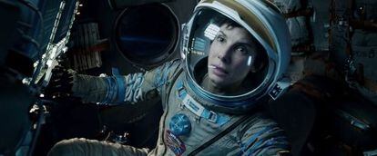 Sandra Bullock, en una escena de &#039;Gravity&#039;.