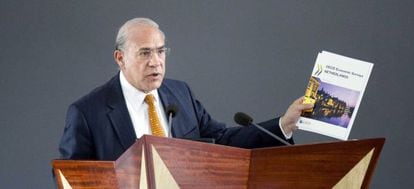 El secretario general de la OCDE, José Ángel Gurría.