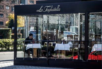Restaurante de La Tagliatella situado en la Avenida de los Andes de Madrid.