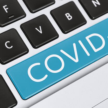 Covid-19 en un ordenador