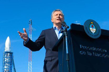 El presidente Macri inaugura, el miércoles, una plataforma de lanzamiento de prototipos espaciales.
