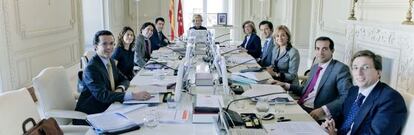 Ejecutivo regional en pleno tras el nombramiento del nuevo consejero de Transportes e Infraestructuras.