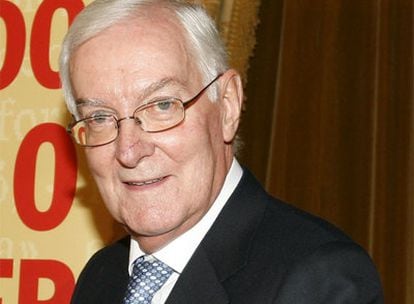 Víctor García de la Concha en la ceremonia de los premios Lázaro Carreter