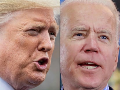 Donald Trump y Joe Biden.