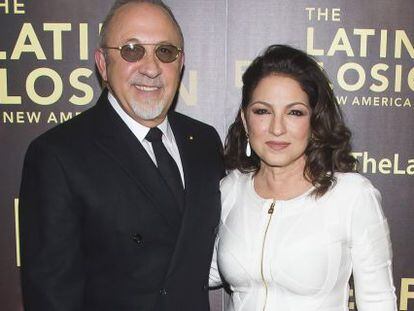 Emilio y Gloria Estefan, en Nueva York. 