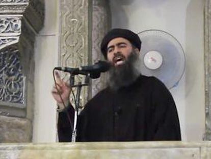 El líder de l'Estat Islàmic, Abubaker a el Bagdadí.