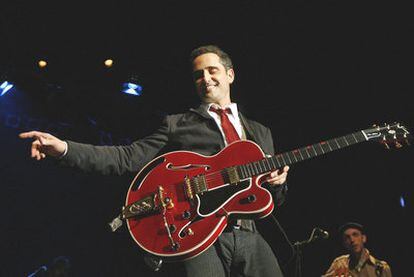 Jorge Drexler durante su actuación en el Circo Price.