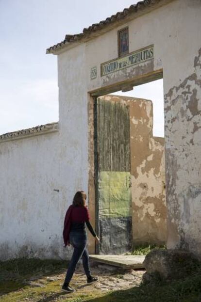 Entrada del cortijo 'Las Mezquitas', que se levantó en el siglo XVI aprovechando la obra de los Omeya.