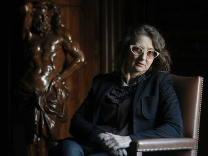 La directora de cine argentina Lucrecia Martel, ayer martes en la Casa de América, en Madrid. En vídeo, tráiler de 'Zama'.