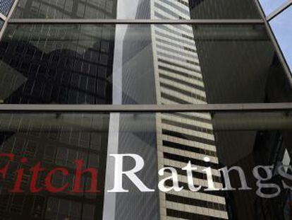 Vista exterior de las oficinas de Fitch Ratings en Nueva York (EE.UU.). 
