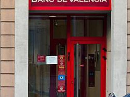 Una sucursal de Banco de Valencia, en Barcelona.
