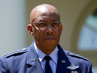 El general Charles Q Brown, jefe del Estado Mayor de la Fuerza Aérea