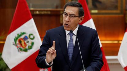 El presidente de Perú, Martín Vizcarra, en una imagen de septiembre pasado.