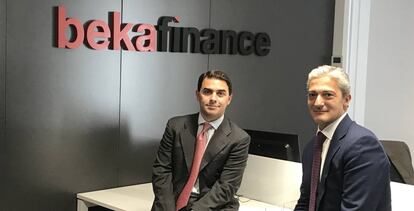 Lorenzo Guidi, senior advisor de Debitos, y Carlos Stilianopoulos, director general de Beka.